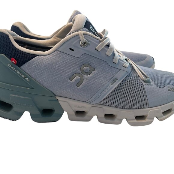 On Running Blue and Gray Athletic Shoes with CloudTec Cushioning - Picture 2 of 16
